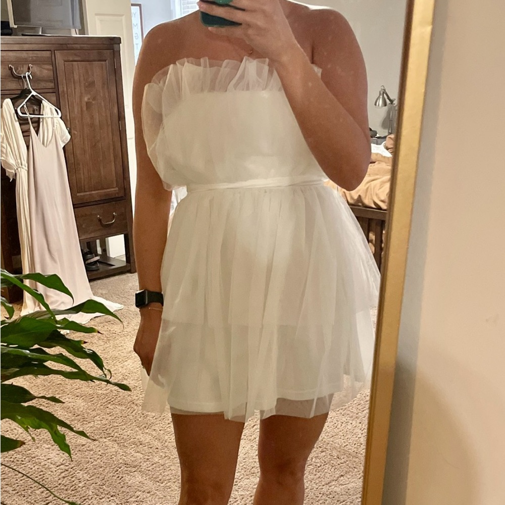 TULLE BRIDE DRESS
